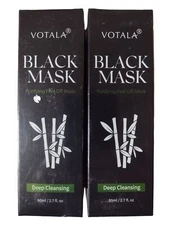 2-Pack Votala Black Mask Purifying Black Head Removing Peel Off Mask