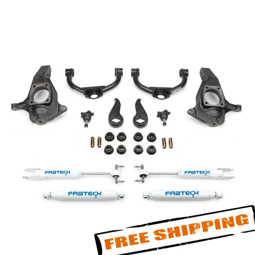 Fabtech K1055 Suspension Lift Kit for 2011-2019 Silverado/Sierra 2500HD/3500HD Foto 2 de 4