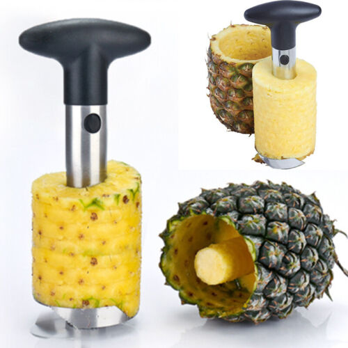 Küchenwerkzeug 3-in-1 Obst Edelstahl Ananas Entkerner Schneider Schäler Schneider Parer - Bild 1 von 11