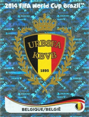 Panini 564 Logo Emblem Belgique Belgien FIFA WM 2014 Brasilien