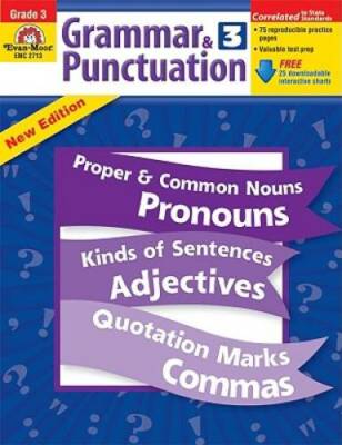 Grammar and Punctuation, Grade 3 - Paperback By Evan Moor - GOOD