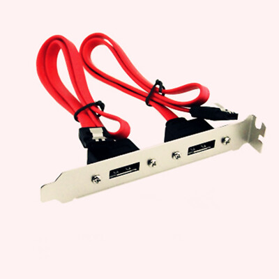 Single/Dual Port ESATA Cable 4 Pin IDE Power Cable SATA to ESATA Power Cable New
