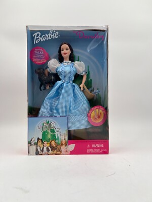 Barbie Wizard of Oz Dorothy & toto doll NEW Talking Dorothy 1999 light up