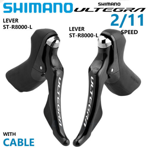 SHIMANO ULTEGRA ST R8000 Dual Control Lever Rim Brake Shifter 2x11 Speed Road - Picture 1 of 11