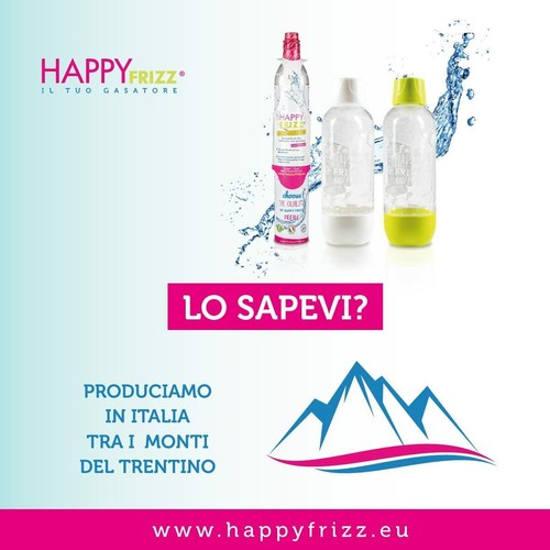 2 Bottiglie Plastica da 1 Litro per Gasatore di Acqua UNIVERSALI - HAPPY FRIZZ - Foto 5 di 5