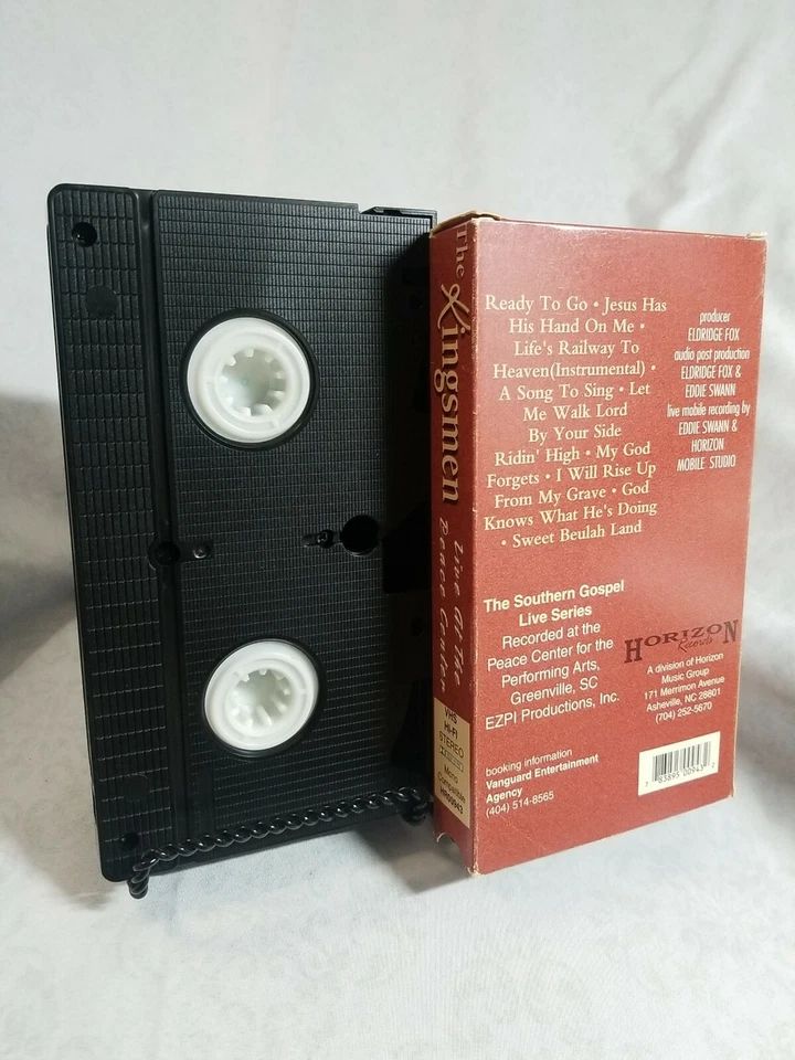 The Kingsmen Live At The Peace Center Greenville SC Gospel VHS - RARE - Image 2 of 2