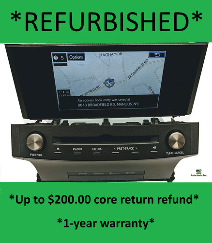 2014-2016 Lexus IS200T IS300 350 radio Gracenote navigation REFURBISHED CORE $$$