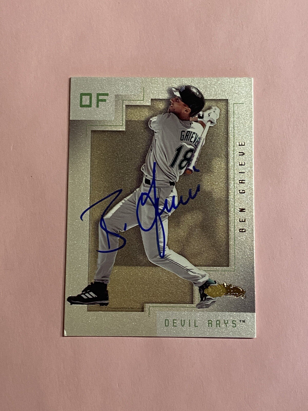 Ben Grieve 2001 Fleer Showcase IP Auto Autograph 