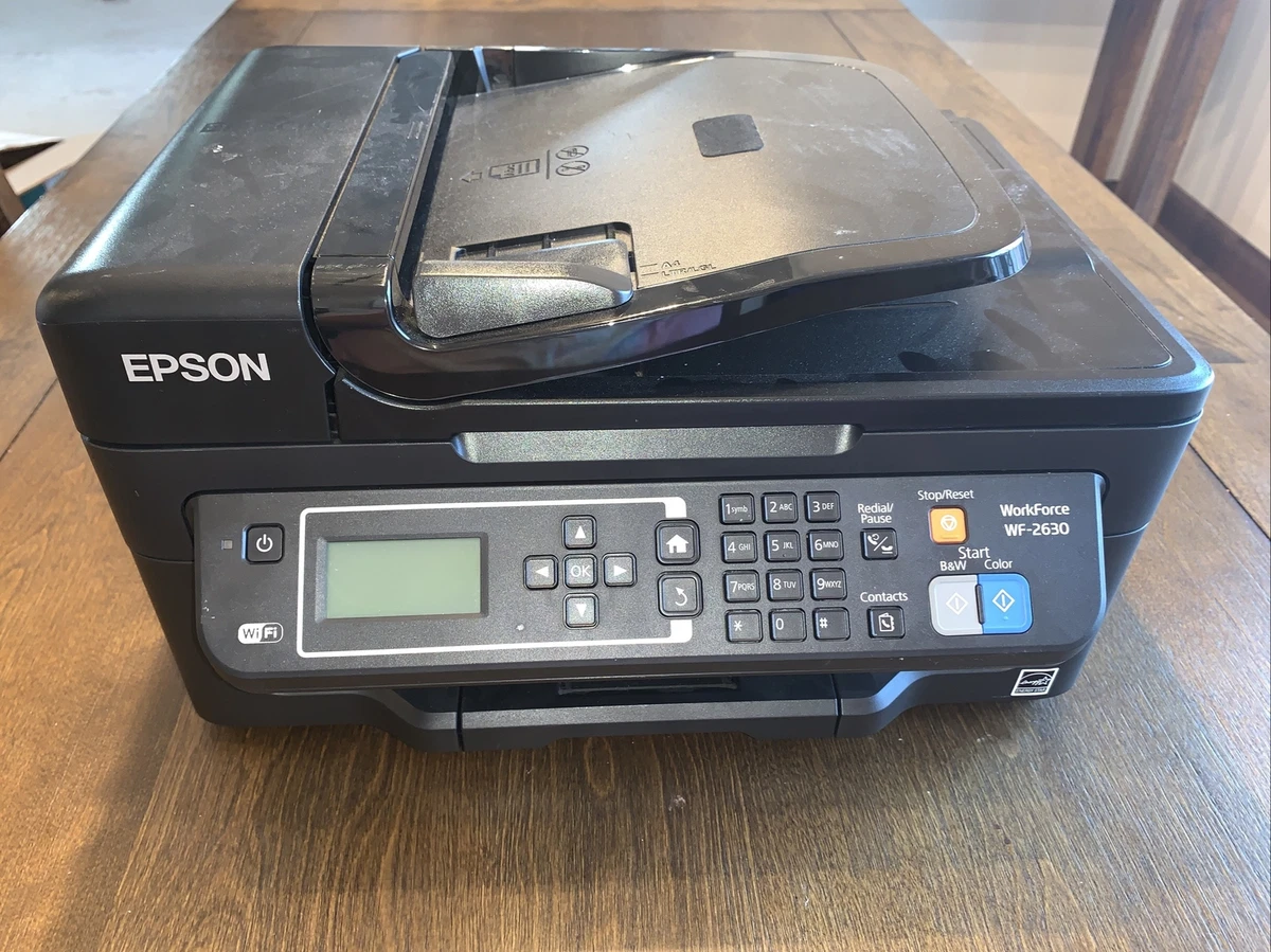 Epson Workforce wf-2630 Wireless All-in-One Printer Copy Scan Fax | eBay