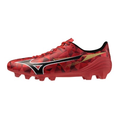 MIZUNO Alpha II SELECT P1GA2565 60 Ruby Red Black Width 2E Soccer Cleats