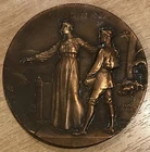 Table medal AJ16 Know Your Country - Swedish Tourism 1966 - Bronze 55mm 65g