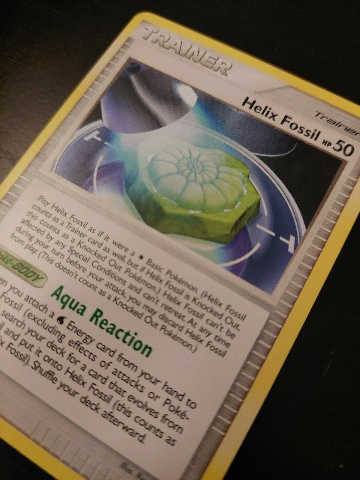 Helix Fossil (93/99) Pokemon Trainer card