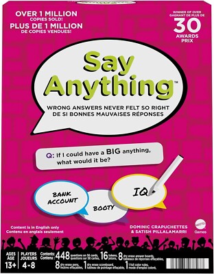 Say Anything Board Game - Wrong Answers Never Felt So Right - NORTH STAR GAMES