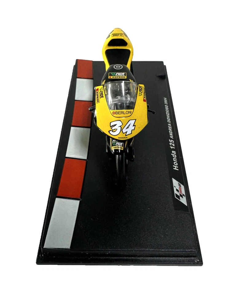 MODELLINO MOTO DIECAST HONDA 125 ANDREA DOVIZIOSO 2004 1/24 - Immagine 3 di 4