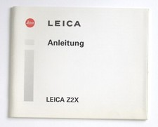 Leica Z2X Anleitung - Instruction Manual in German