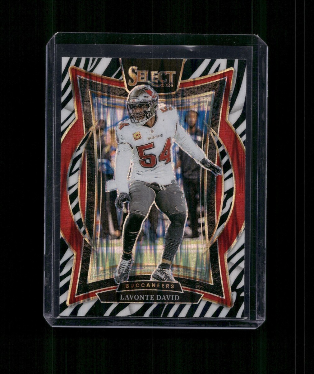2024 Panini Select Lavonte David Concourse Zebra Prizm SP