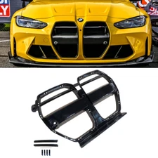 V-ST STYLE NOSE GRILL GRILLE FOR 2021-25 BMW M3 G80 M4 G82 G83 GLOSS BLACK ABS