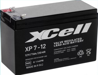 12V 7ah Lead Acid Battery Continuity Group Ups 7.2ah vlra agm like YUASA NP7-12