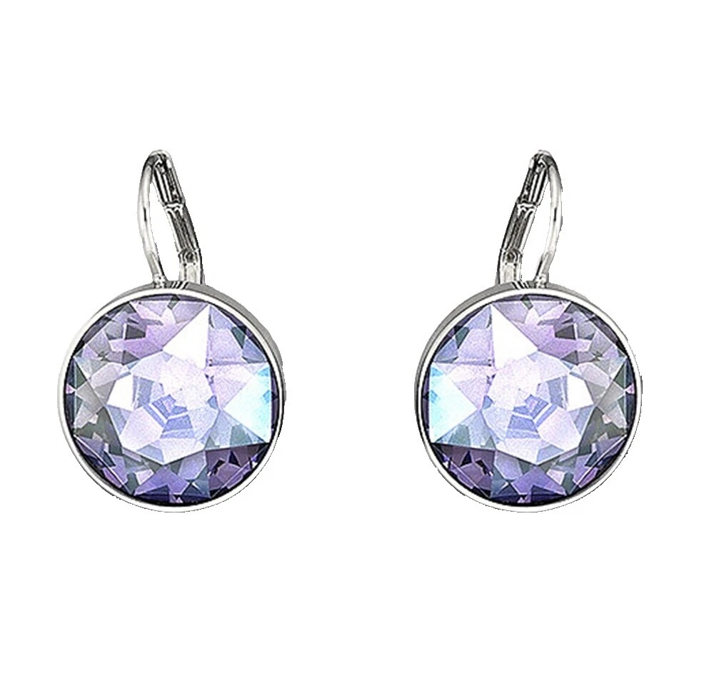 Swarovski Tanzanite Rhodium Fashion Jewelry