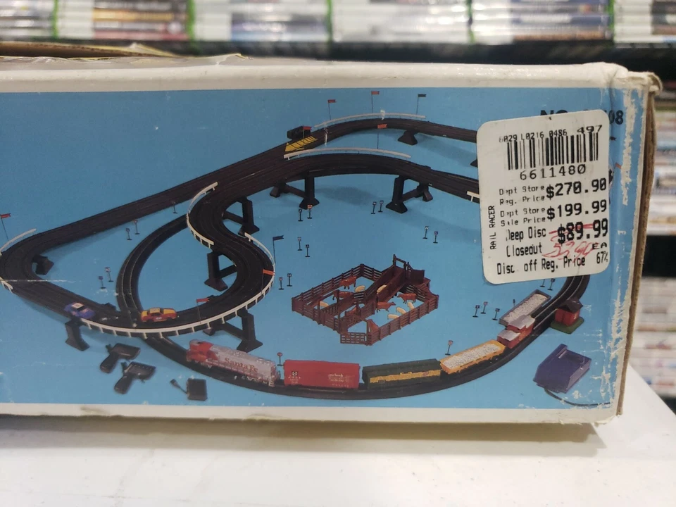 RAIL RACERS USO EN CAJA COMPLETO Y LISTO PARA FUNCIONAR ¡RARO! 🇺🇸 ENVÍO GRATIS  Foto 3 de 4