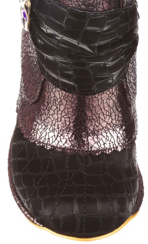 Irregular Choice Miaow Black Snake Womens Ankle Boots - Picture 5 of 6