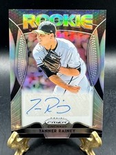 Tanner Rainey 2019 Panini Prizm Rookie Refractor Auto Washington Nationals SP RC