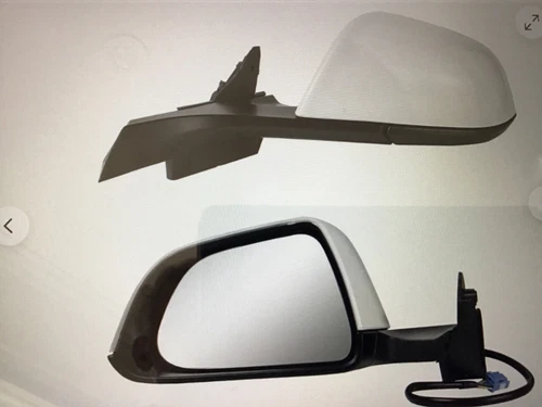 Tesla Model 3 2020-2023 Left side Door Mirror Power Folding WhiteOEM#1592031-00F