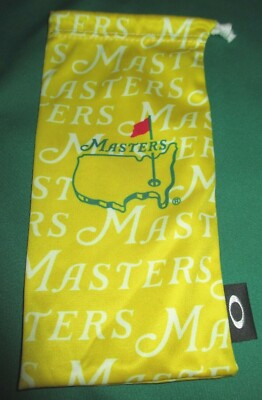 OAKLEY THE MASTERS AUGUSTA GEORGIA MICROFIBER BAG PIN FLAG SUNGLASSES STORAGE