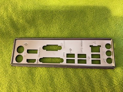 ASUS IO SHIELD for ASUS B85M E , Q87ME , Q87 ME CSM ,ORIGINAL USED 7/10