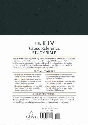 KJV Cross Reference Study Bible [Diamond Spruce] by Christopher D. Hudson ...