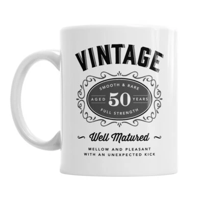 MAINLY MUGS 50th Birthday Gift Present Idea For Men Women Ladies Dad Mum Happy Mug