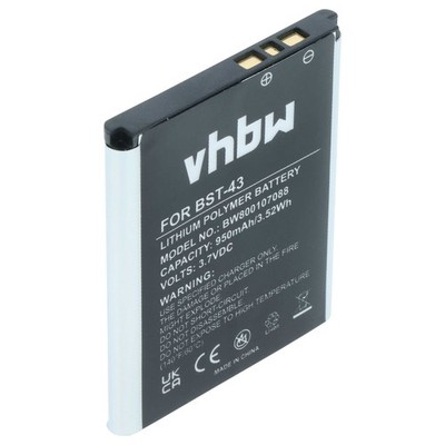 Akku für Sony-Ericsson Elm J10i2 Hazel J20i Cedar J108i Elm J10i 950mAh