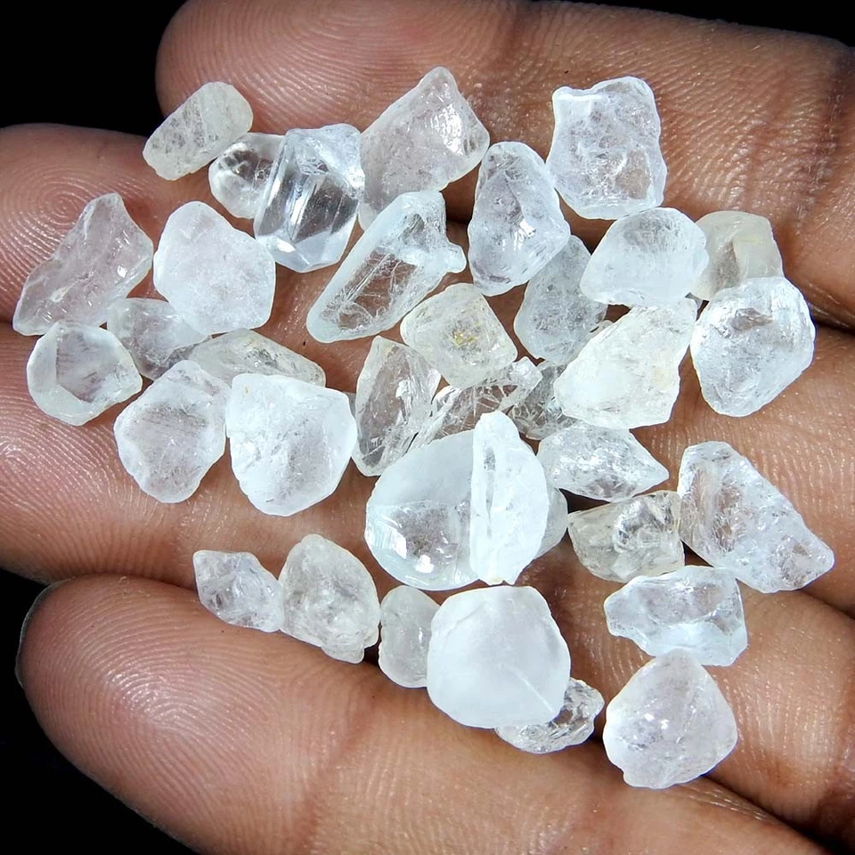 Piedra preciosa cabujón áspera faceta topacio blanco 100 % natural 86,25 quilates. lote Foto 2 de 3