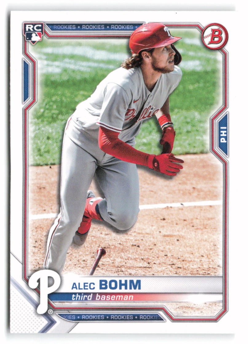 2021 Bowman #2 Alec Bohm Rookie Philadelphia Phillies RC