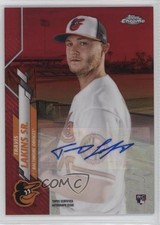 2020 Topps Chrome Update Target Red Refractor 2/5 Travis Lakins Sr Auto 0hu5