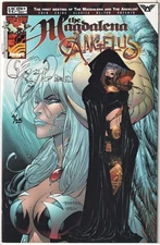 MAGDALENA ANGELUS #1/2 SIGNED JOE BENITEZ REMARKED SKETCH JAY COA LTD 25 TOP COW