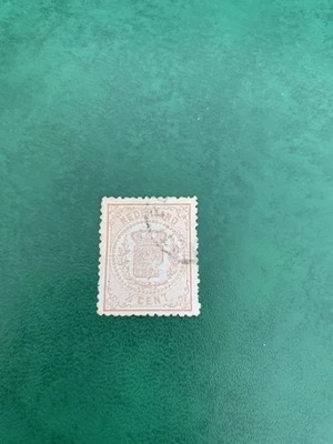 nederland armoiries royales 1869-1871 wapenzegels 1/2 cent oblitéré - Photo 1/2