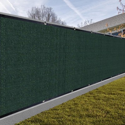 Privacy Screen Fence 4/5/6/8 FT Heavy Duty Dustproof Denoise Fencing Mesh Fab...