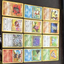 Pokemon TCG Team Rocket WotC 1st Edition 12-Card Lot Dratini Eevee Ekans