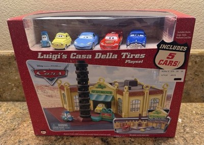 MINT NIB Disney Pixar Cars Luigi's Casa Dela Tires Playset