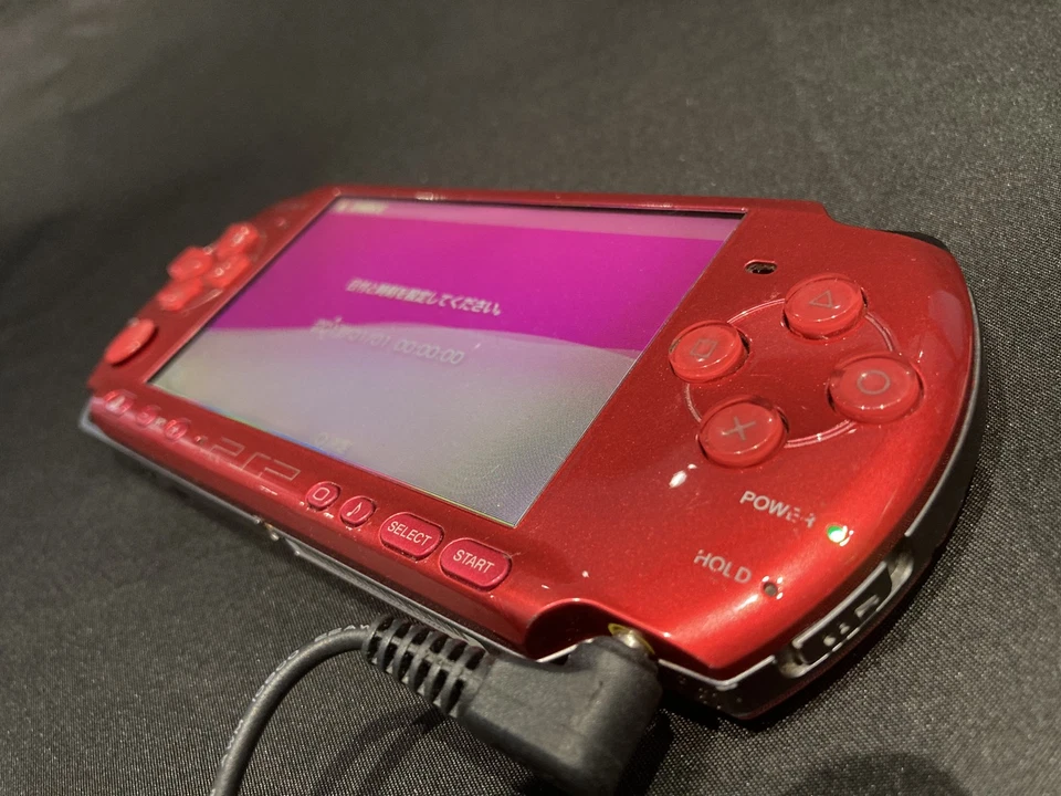 Sony PSP-3000 Console Only Radiant Red No Battery From Japan Tested [B Rank] - Image 3 of 4