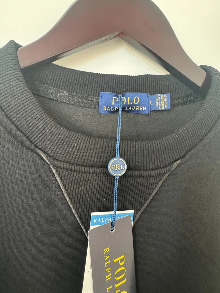Polo Ralph Lauren Hombre Sudadera NEGRO GRANDE Foto 3 de 4