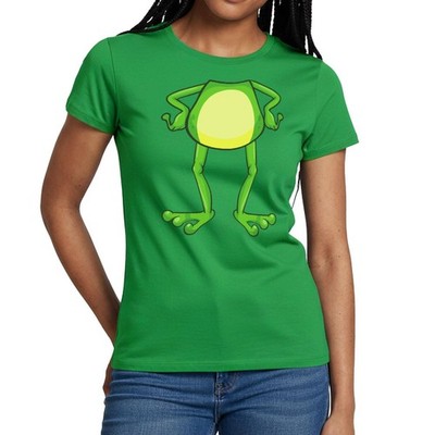 Frosch Kostüm Fasching Karneval Frauen T-Shirt
