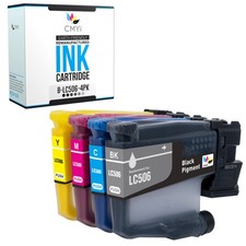 Compatible Black Color Ink Cartridges Lot fit Brother LC506 MFC-J4355DW, J4555DW