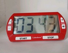 TESTED Lakeshore Giant Red Classroom Timer La...