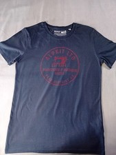 Alpkit Men's Peak District Logo Graphic T-Shirt Blue Size Eur Small 100% Cotton