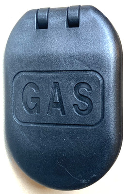 Perko  Black Polimer Vented Straight Neck Gas Deck Fill for 1.5'' Hose 3119DPGBLK