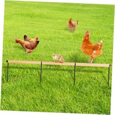 Chicken Toys,Extra Long Chicken Perch Toys,Woodern Chickens Natural Wood Color