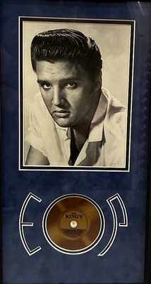 Authentic Elvis Presley Hair Framed Display COA Rare Memorabilia Collectors