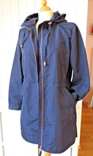 Cartoon,Jacke,Parka,leicht,nw,Kapuze,blau,Glanz,Urlaub,Reise,Glitzer,Mantel,38,S